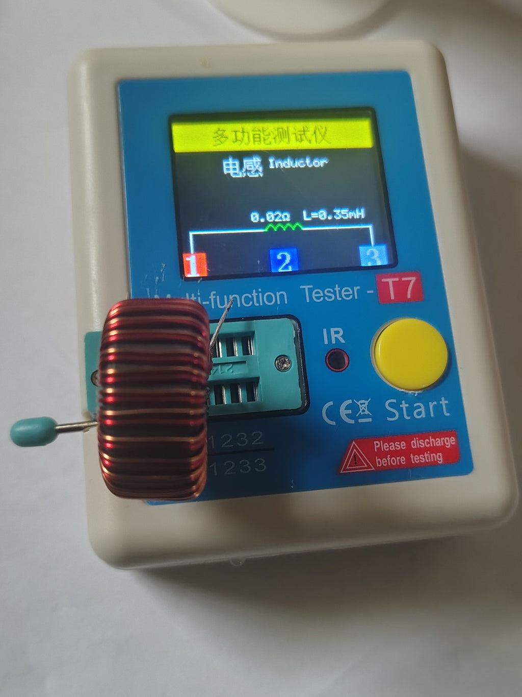 Toroidal Inductor 350µH – 22AWG – 28 Turns – Low Resistance