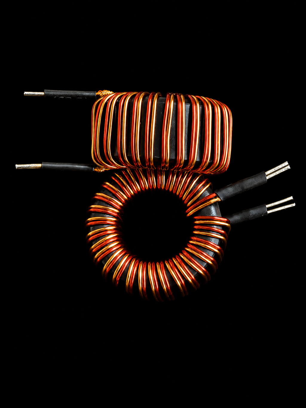 Toroidal Inductor 350µH – 22AWG – 28 Turns – Low Resistance