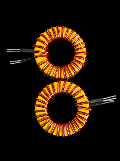 2PCS 20AWG 110µH Toroidal Inductor 33×mm×19mm×11mm  Custom RF/EMI Filtering Coil