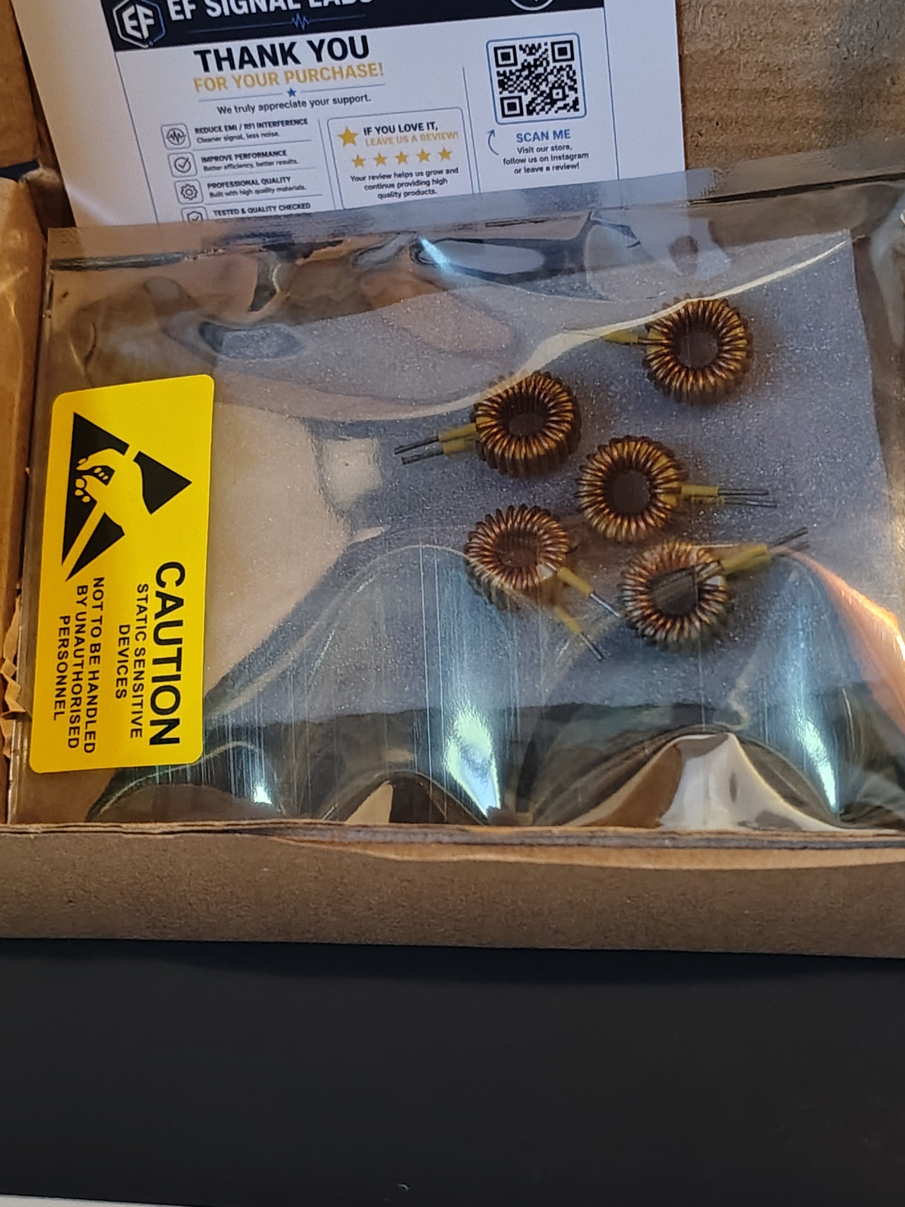 T50-26 Toroidal Inductor ~40µH 20AWG 23T Low DCR