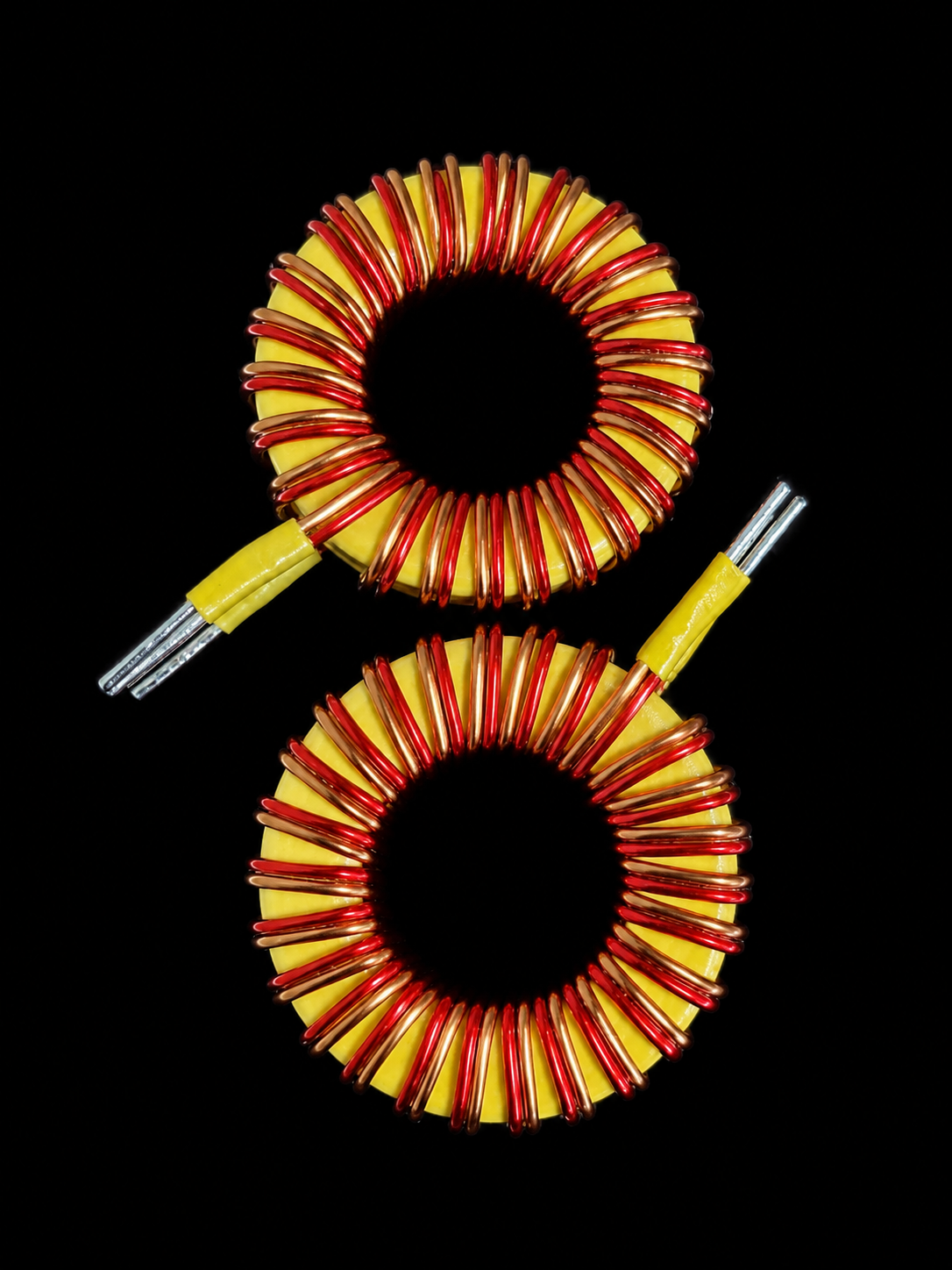 Premium Toroidal Inductor 18AWG 25 Turns 33×19×5.5mm RF EMI Filter Choke Coil 2PCS