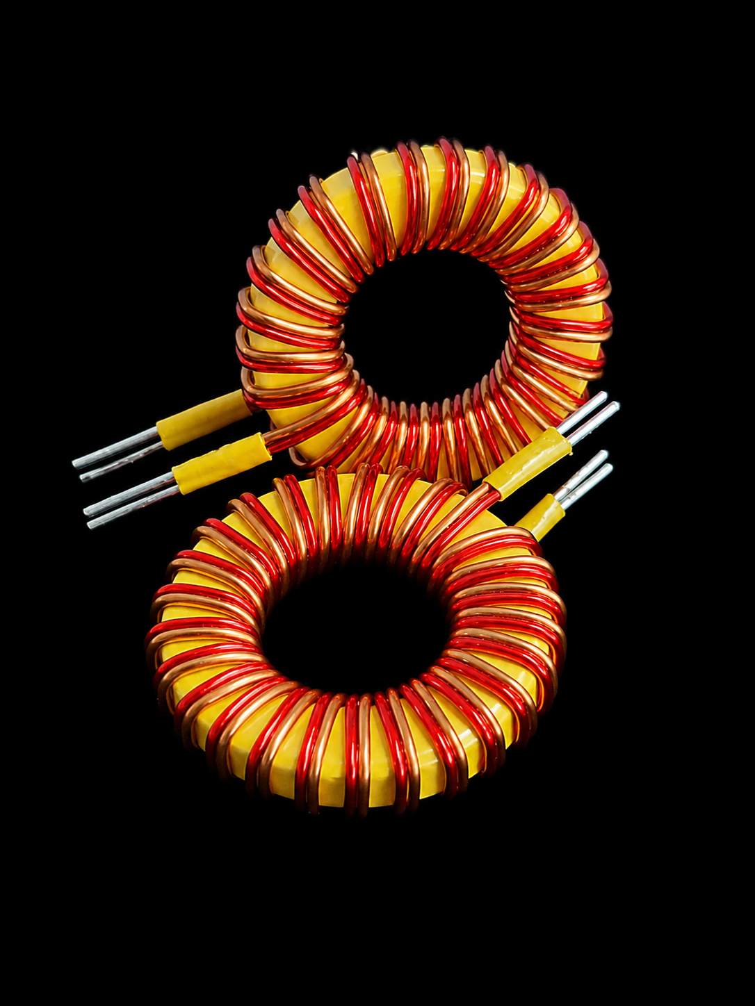 Premium Toroidal Inductor 18AWG 25 Turns 33×19×5.5mm RF EMI Filter Choke Coil 2PCS